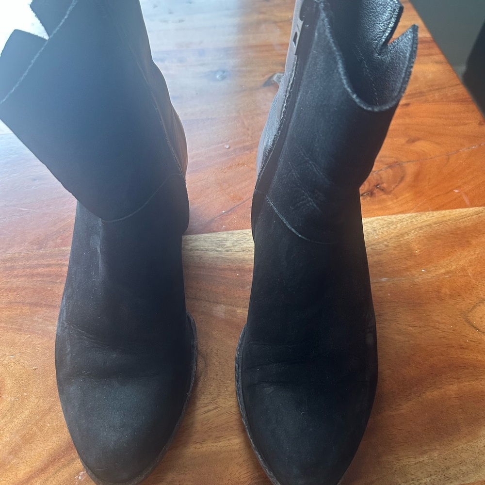 Women's Rudsak Black Ankle Boots - Picture 3 of 12
